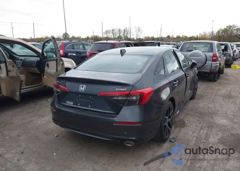 2022 Honda Civic Sport from USA, damaged, VIN 2HGFE2F5XNH603892